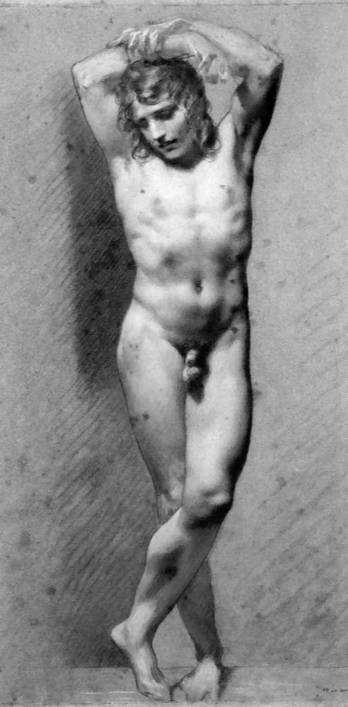 Pierre - Paul Prud'hon, 108, Studio di nudo maschile 5